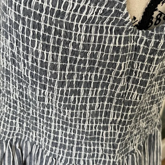 French Connection Blue and White Striped Mini Dress - Picture 9 of 13